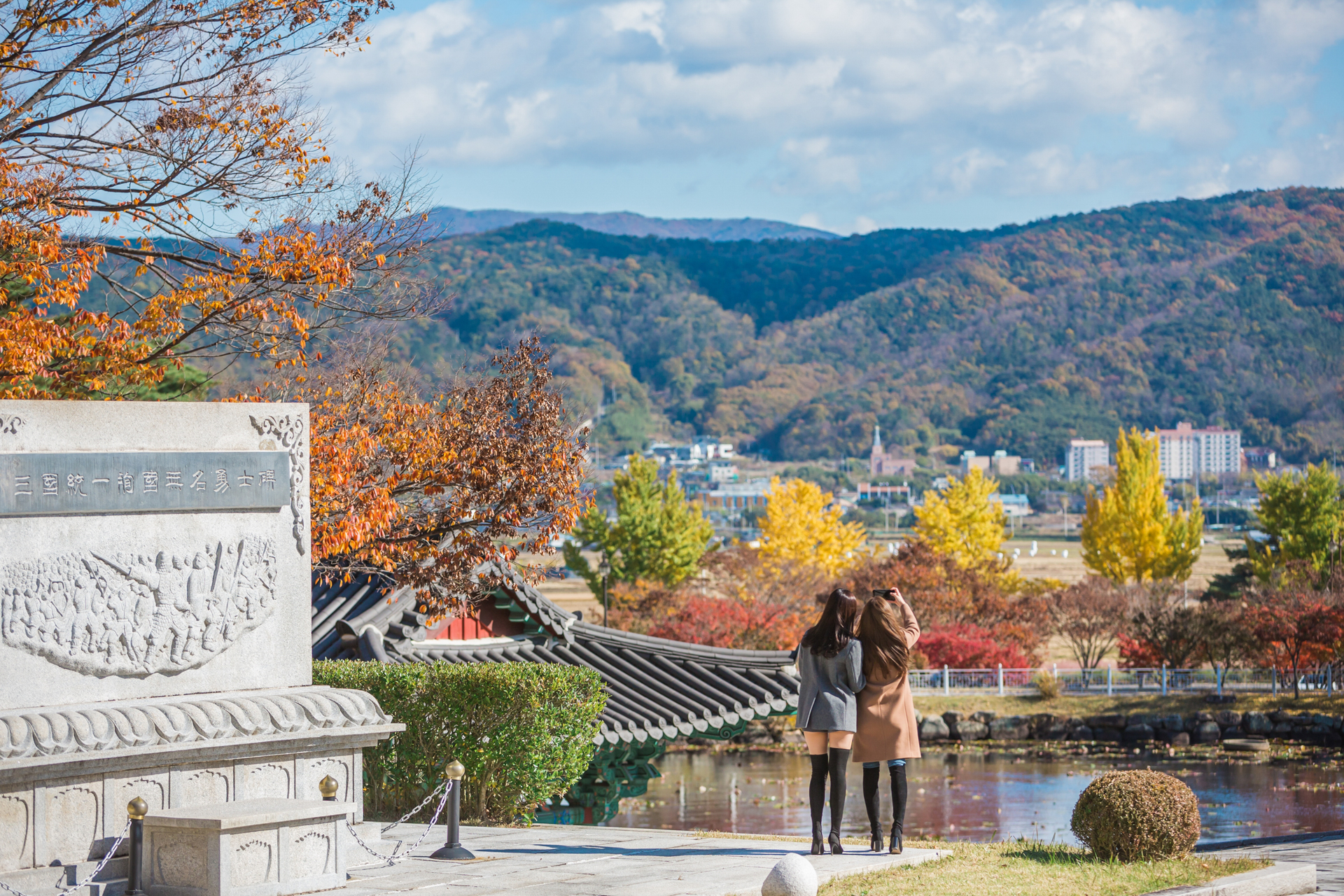 통일전 은행나무길