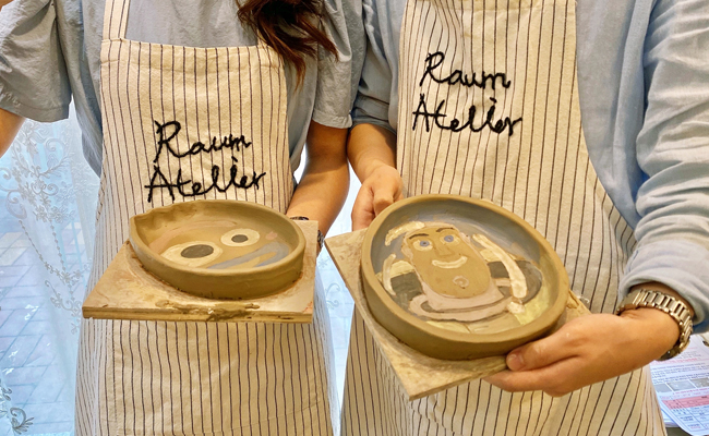 라움공방 캐릭터도자기 만들기 체험