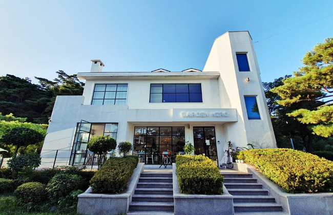 가든하이로의 건물 외부