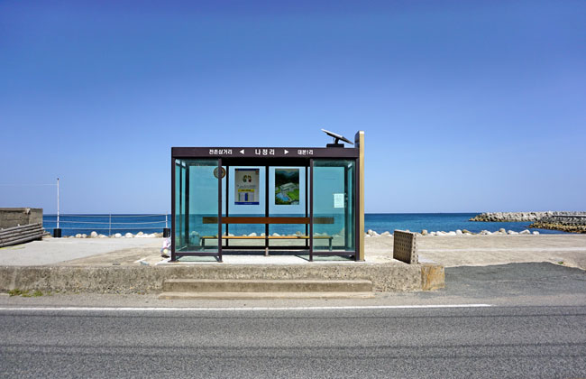 나정리 버스정류장