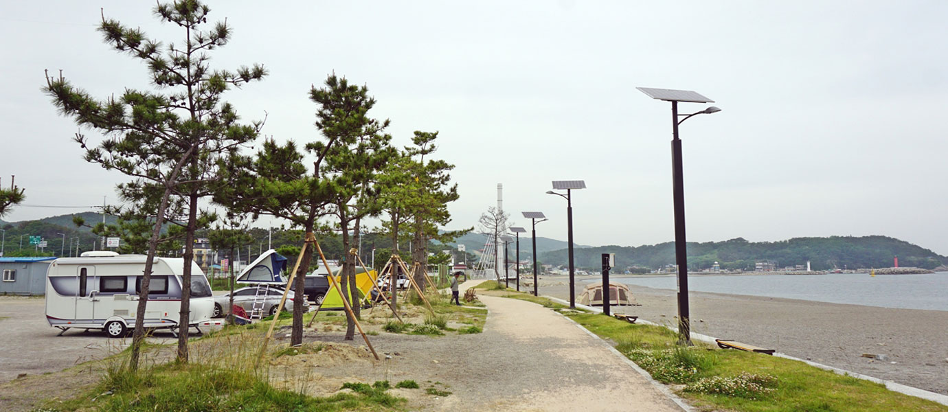 나정고운모래해변 전경