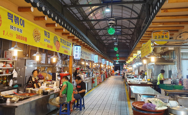 중앙시장 야시장