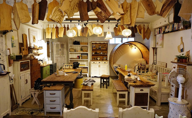 목공예 공방 ‘우드인스토리’의 공간들