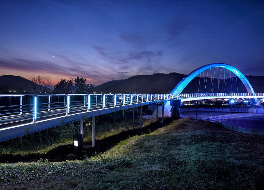 보문호반길 야경