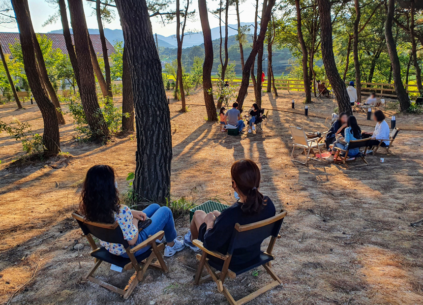 소디스 커피 야외 정원