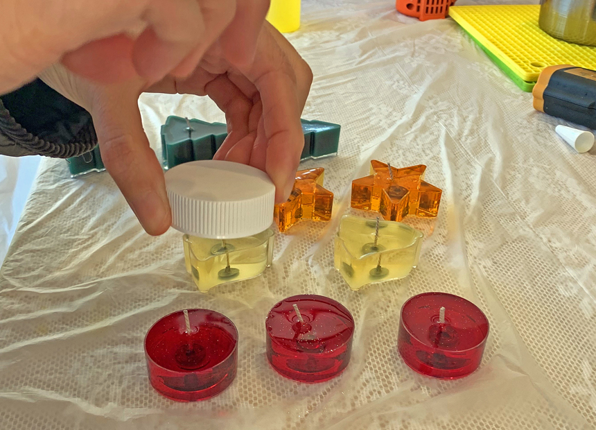 크리스마스 티라이트 체험