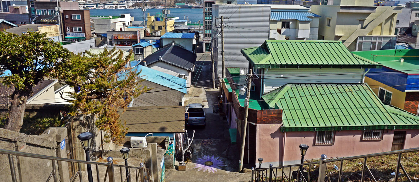 감포항 적산가옥 전경