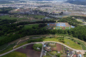 경주월성 항공사진