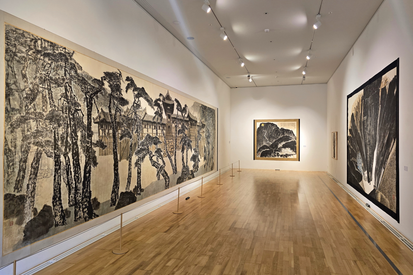 한국화 거장 박대성의 수묵화