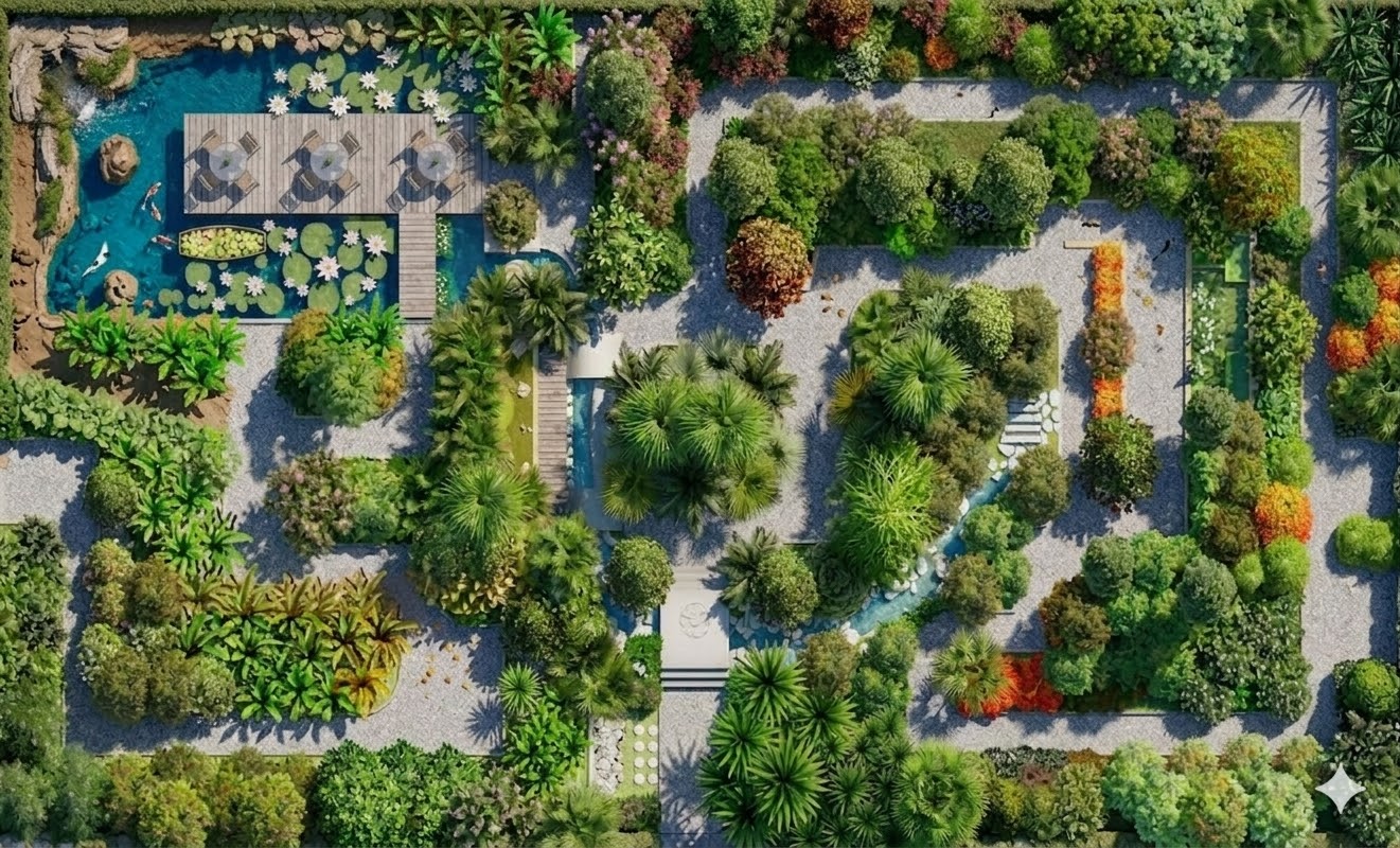 동궁식물원 본관 배치도