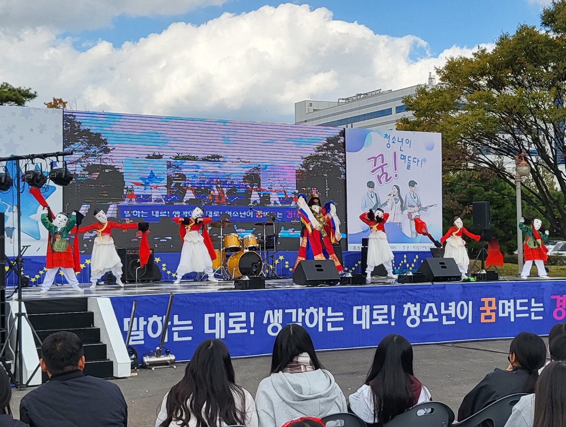 공연부문에 참가한 리틀예인무용단팀
