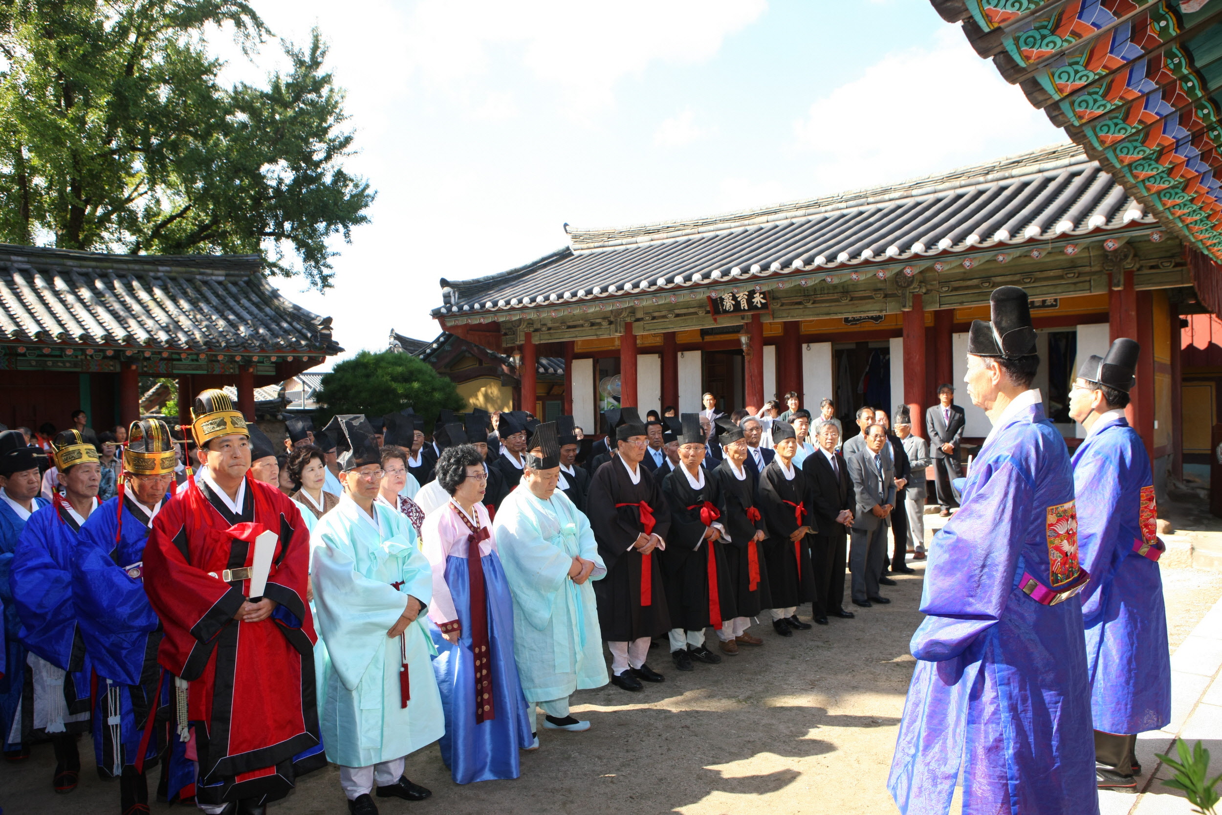 경주 3전 추계 향사 봉행